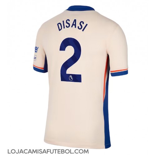 Camisa de Futebol Chelsea Axel Disasi #2 Equipamento Secundário 2024-25 Manga Curta